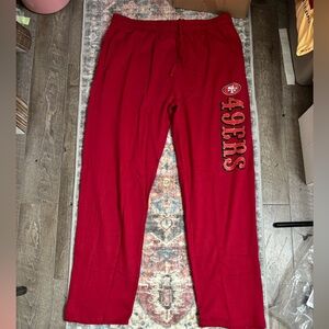 Fanatics Mens Red 49ers Joggers (A219)